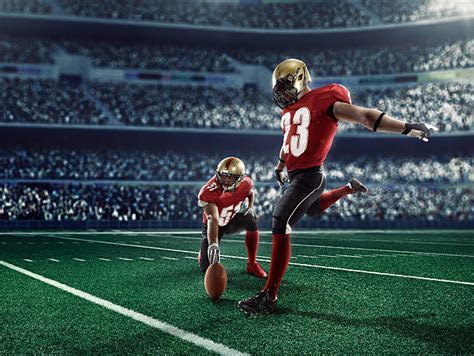 American Football Kick Stock Photos Pictures And Royalty Free Images