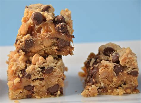 Peanut Butter Caramel Toffee Chocolate Chip Cookie Bars The Enemies On