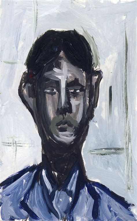 Alberto Giacometti Painting Of James Lord Bornmodernbaby