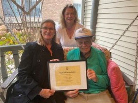 A World War Ii Veteran Of Ann Arbor Is Honored For His Service The