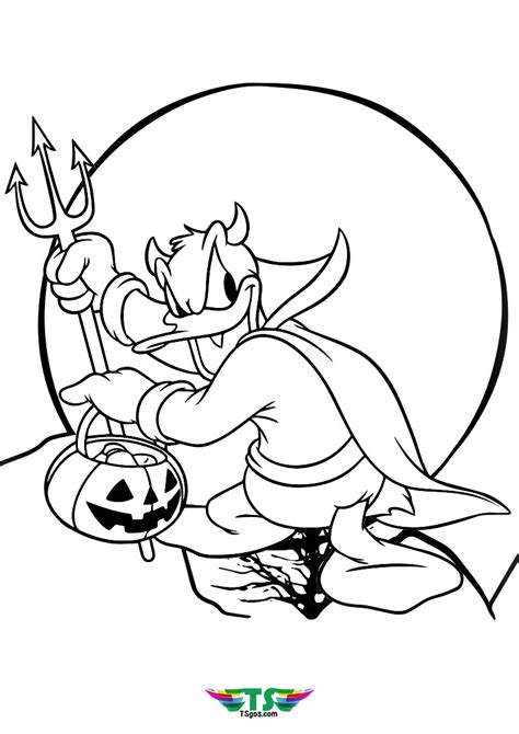 Below you will find among us coloring pages which you can paint for your enjoyment. scarry-donald-duck-halloween-coloring-page - TSgos.com
