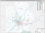 Tuscaloosa County, AL Wall Map Premium Style by MarketMAPS - MapSales