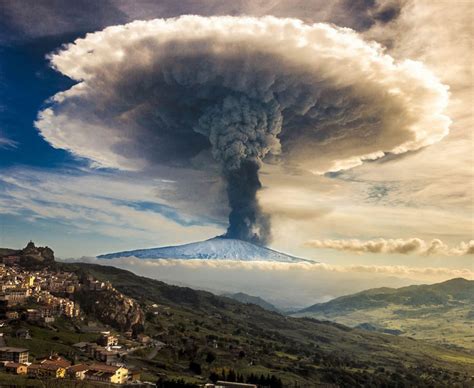 An eruption of sicily's mount etna was recorded on tuesday, italy's ansa news agency reported. Explosive Volcano Eruptions - Daily Star