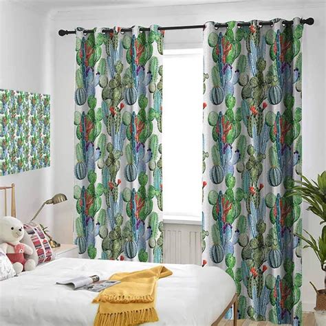 Lanqiao Bedroom Window Curtains，hawaiian Summer Inspired