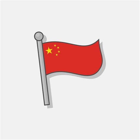 Premium Vector Illustration Of China Flag Template