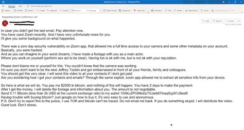 Sextortion Email Scams Avast