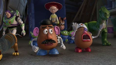 the toys are meeting buzz for the first time. Toy Story 3 (Mission 3: Mr. and Mrs. Potato Head) - YouTube
