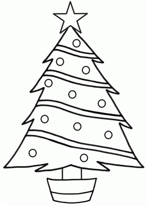 Christmas Tree Coloring Pages Online Coloring Home