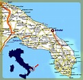 Puglia Cartina Dettagliata