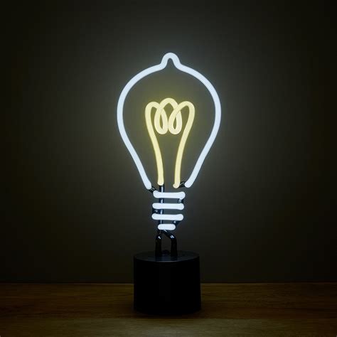 Eureka! Neon Lightbulb | Fun Lighting Decor; Unique Desk Lamps ...