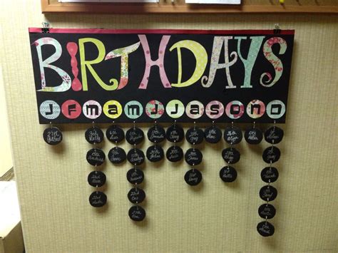 Another Idea Stolen From Pinterest Employee Birthdays Office Birthday