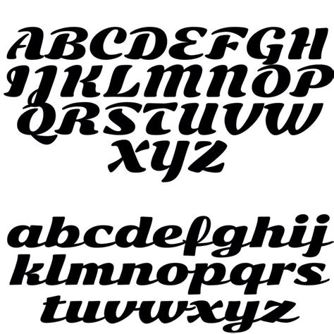 Hand Lettering Alphabet Font Typography Lettering Alphabet Fonts