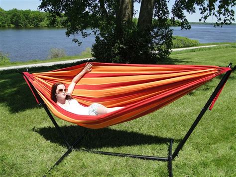 Choosing The Brazilian Hammock Double with Universal Stand » Buy Online