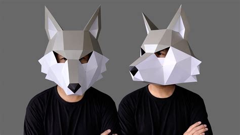 Free Low Poly Mask Templates Printable Templates