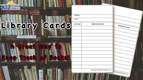 How To Make A Library Card Vintage Library Card Catalog Bring Your