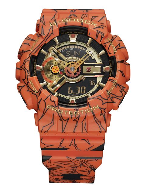 In the 3 o'clock position, there is a z motif. Casio creates another collectible G-Shock in collaboration with Dragon Ball Z - WatchPro USA