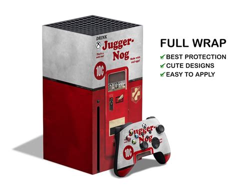 Juggernog Drinks Machine Xbox One X Skin Xbox One S Jugger Nog Etsy