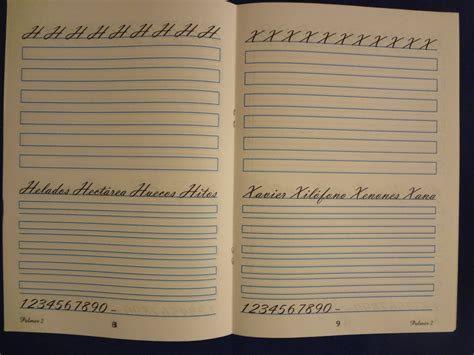 Cuaderno De Trabajo Caligrafía 1er Grado Método Palmer En