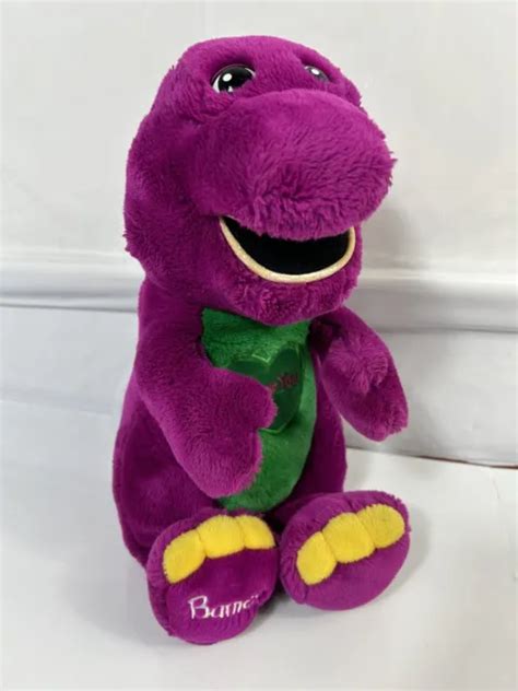 Vintage Barney Lyons 15 Dinosaur I Love You Singing Musical Plush