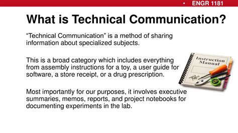 Technical Communication Presentation