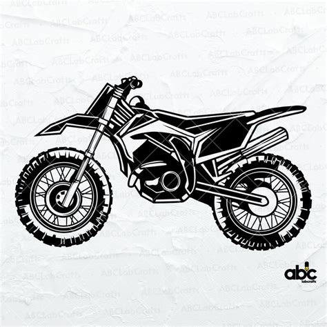 Dirt Bike Clipart Svg File Motorbike Png Motorcycle Svg Etsy