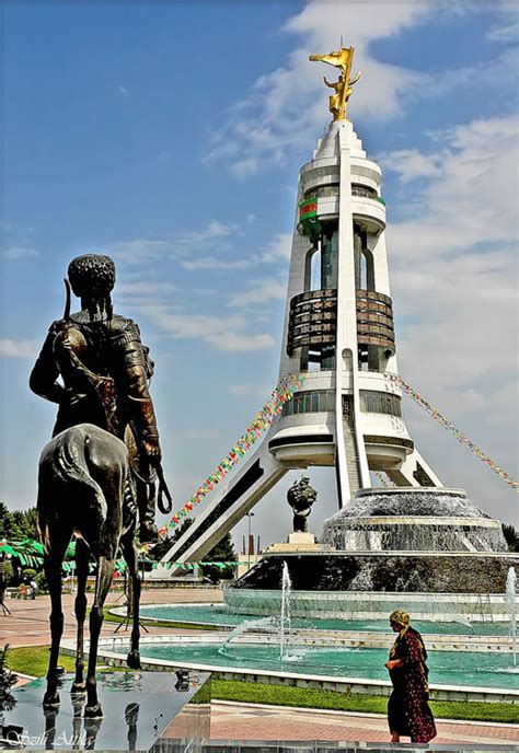 Monument Of Neutrality In Ashgabat Turkmenistan Tourism Attractions