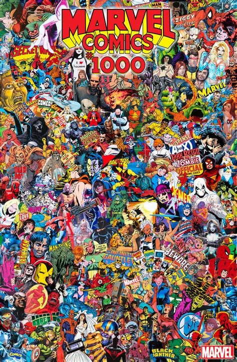 Marvel Comics 1000 Garcin Collage Variant 082819 Foc 071519 Big