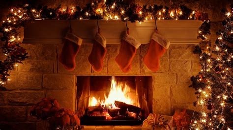3 Hours Christmas Fireplace 🎅 Relaxing Fireplace With Crackling Fire