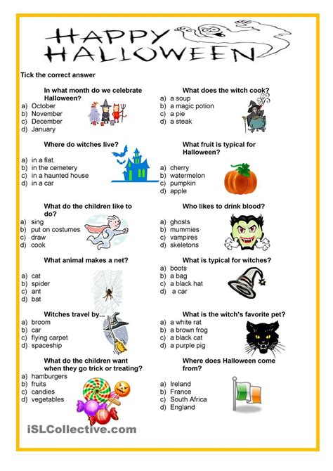 Happy Halloween Quiz Halloween Jeux Enfants Halloween Pour Enfants