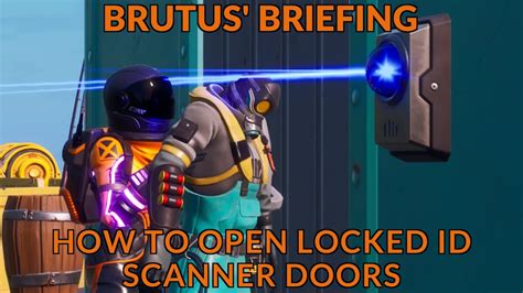 Fortnite Brutus Briefing Challenges How To Open Doors Locked By An