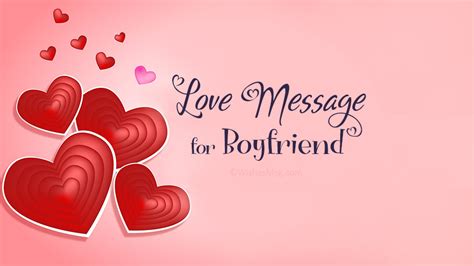 100 Romantic Love Messages For Boyfriend Wishesmsg