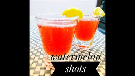 Watermelon Shots Home Made Quick And Easy Youtube