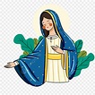 Álbumes 105+ Foto Imagen De La Virgen Maria En Caricatura Mirada Tensa