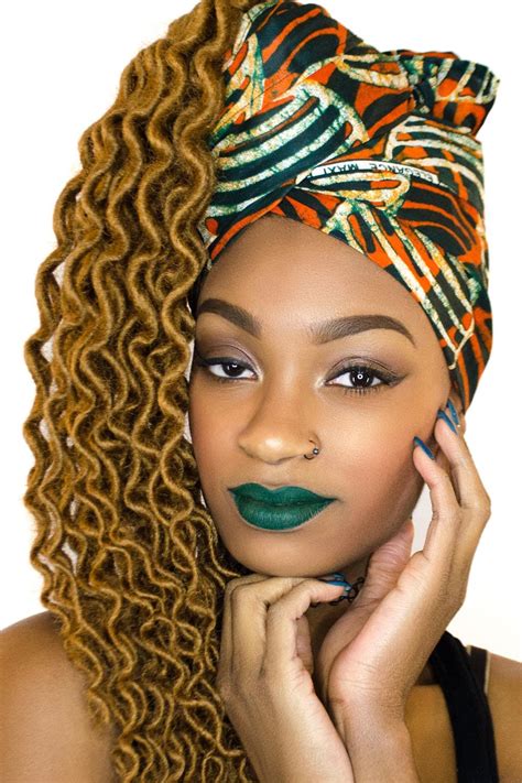 Multi Color African Headwrap Kente Scarves Ankara Etsy