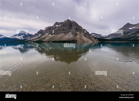 Bow Lake Alberta Canada Stock Photo Alamy