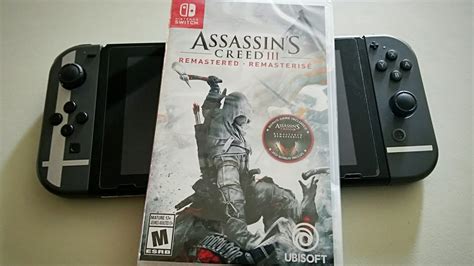 Assassins Creed Iii Remastered Nintendo Switch In Handheld Mode Youtube