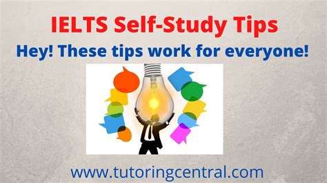 Ielts Self Study Tips Youtube