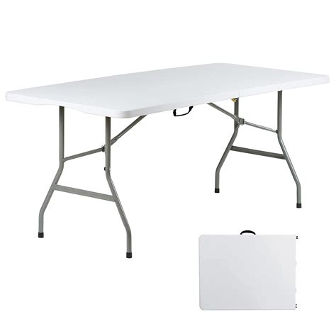 Buy 6 Foot Folding Table 6ft Portable Plastic Tables For Party Fold In