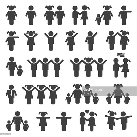 Kids Boy And Girl Icon High Res Vector Graphic Getty Images