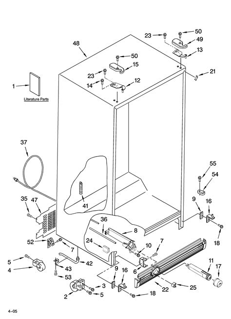 This step is vital and mandatory to prevent shifting after installation and for proper operation, drainage. Looking for Whirlpool model ED5PHEXRL00 side-by-side refrigerator repair & replacement parts?