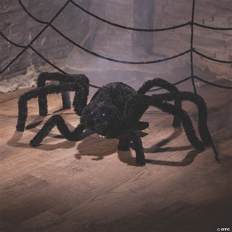 Weave a web of eerie style with this classic halloween décor. Animated Large Spider Halloween Decoration | Oriental Trading