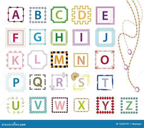 Colorful Alphabet Letters Stock Image Image 15265791