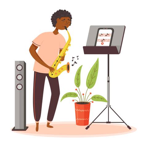 Sax Stand Illustrations Royalty Free Vector Graphics And Clip Art Istock