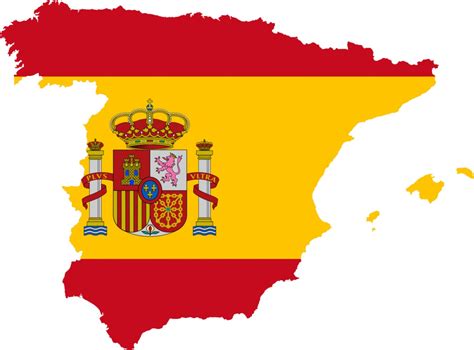 2 Pieces Spain Outline Map Flag Vinyl Decals Stickers Full Etsy