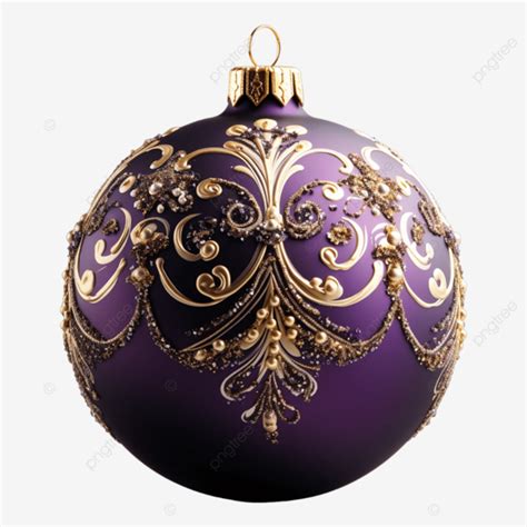 Christmas Purple Colour Ball Png Vector Psd And Clipart With