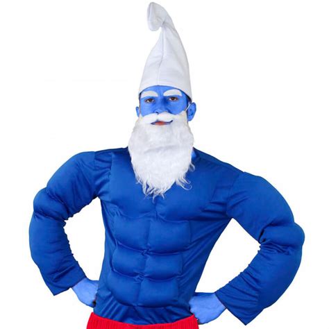 Blue Gnome Smurf Costume Cazaar