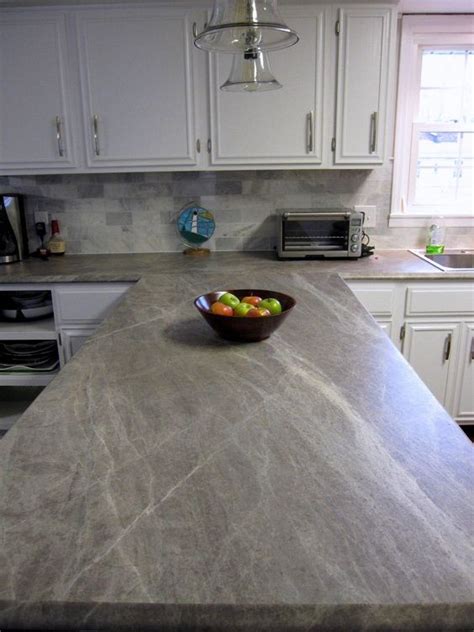 Calcutta marble is a classic italian marble laminate design with grey and taupe veins. 15 Beautiful Soapstone Countertops for Your Kitchen Design