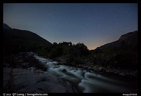 Picturephoto Kaweah River At Night Sequoia National Park