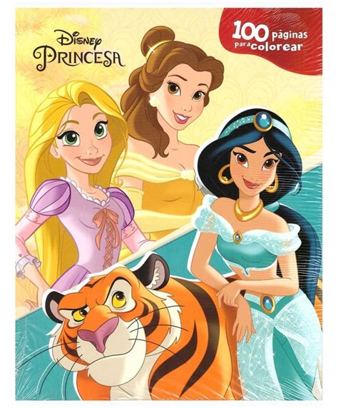 Disney Princesas 100 Páginas Para Colorear