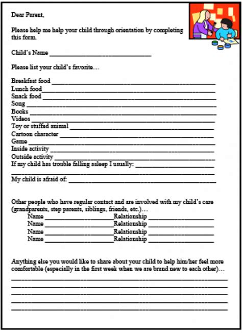 Free Daycare Printable Forms Flyers And Signs Artofit